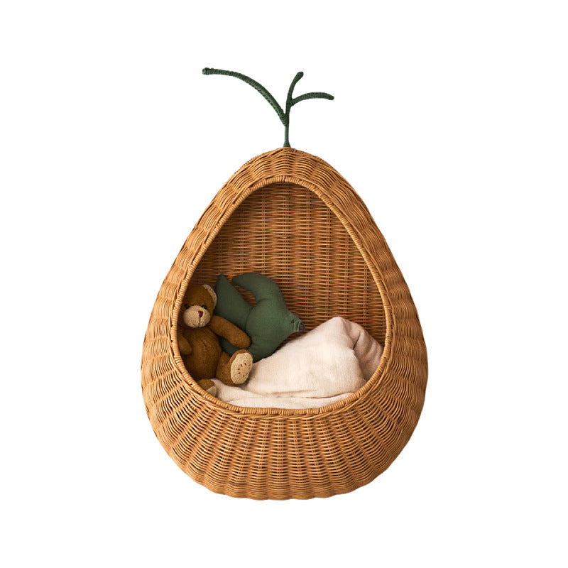 Decorative Woven Pear-Shaped Storage Basket Siopsrl