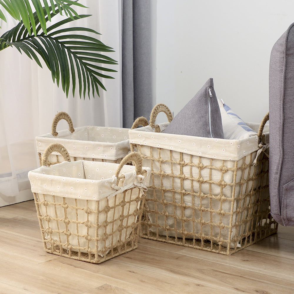 Natural Fiber Decorative Storage Baskets Siopsrl