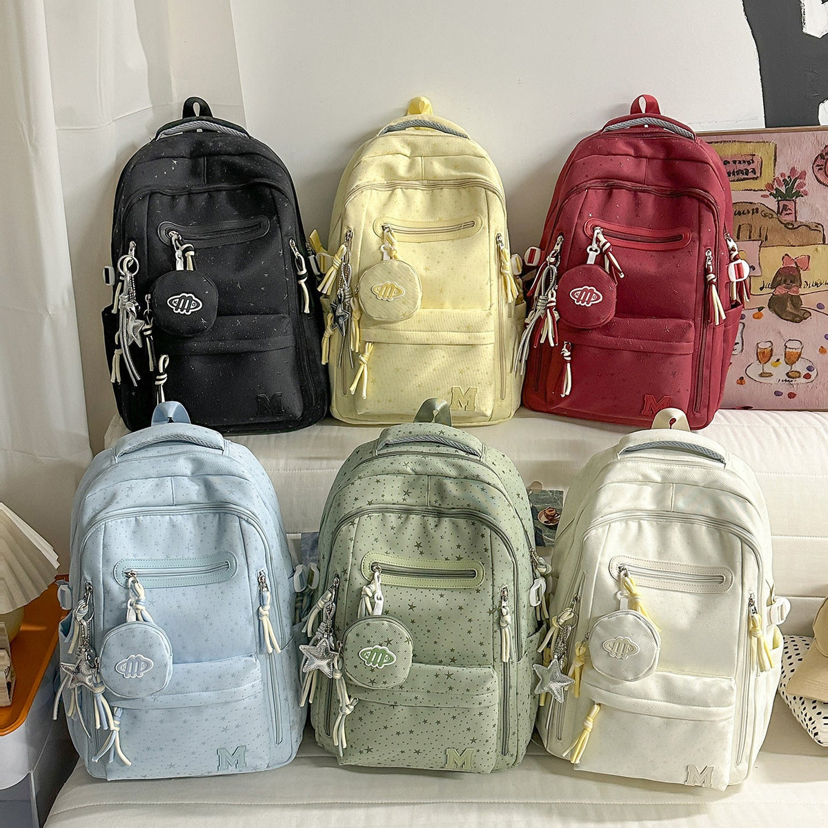 Siopsrl | Versatile Multi-Pocket School Backpack Siopsrl