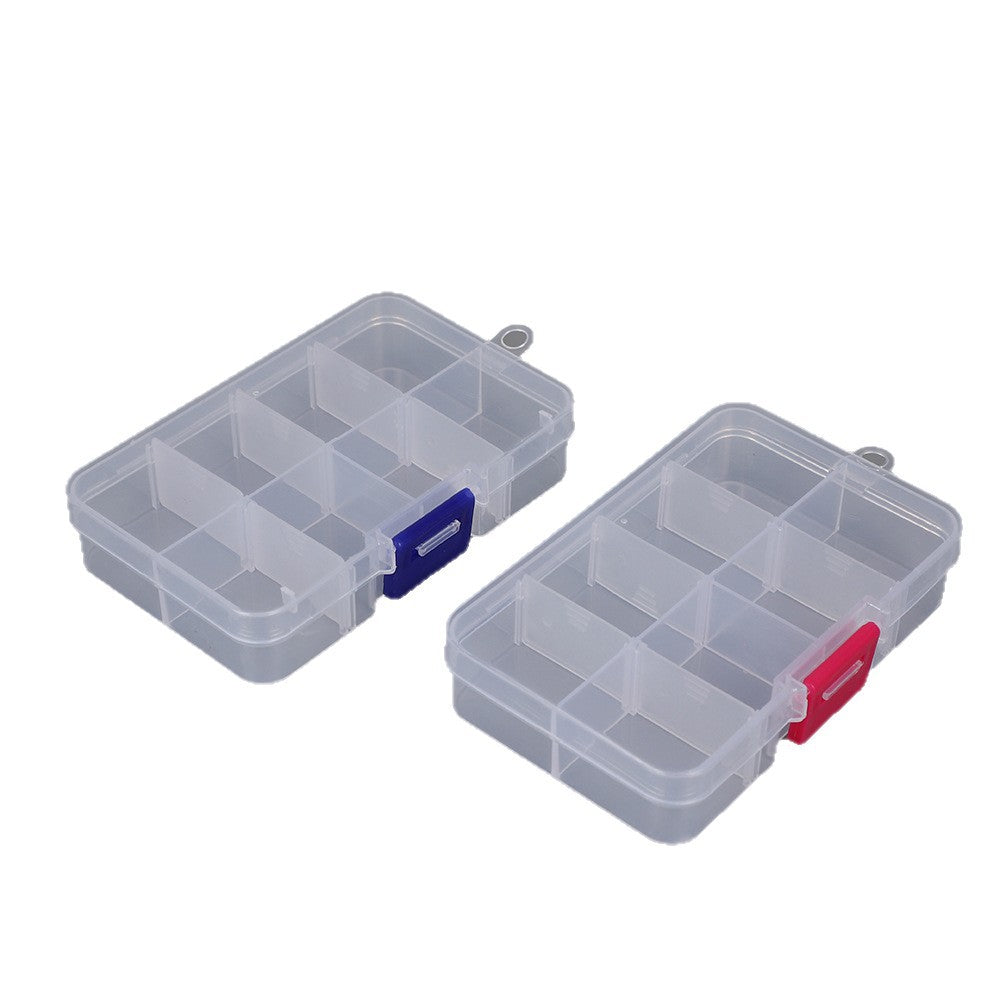 Multi-Purpose Transparent Compartment Storage Case Siopsrl