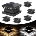 Siopsrl | Decorative Solar LED Post Cap Projector Light With Ornate Cutout Pattern Siopsrl