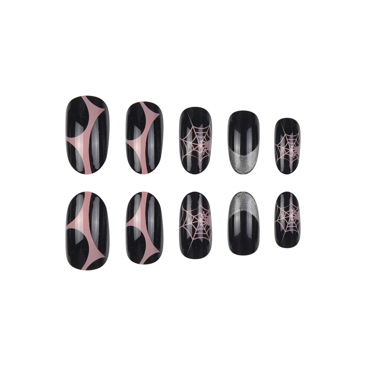 Halloween-Themed Stiletto Nail Art Set Siopsrl