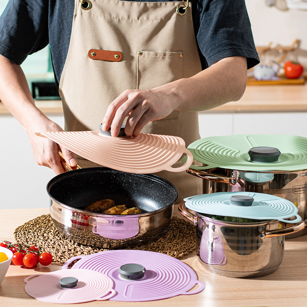 Siopsrl | Silicone cooking lid with multifunctional steam valve Siopsrl