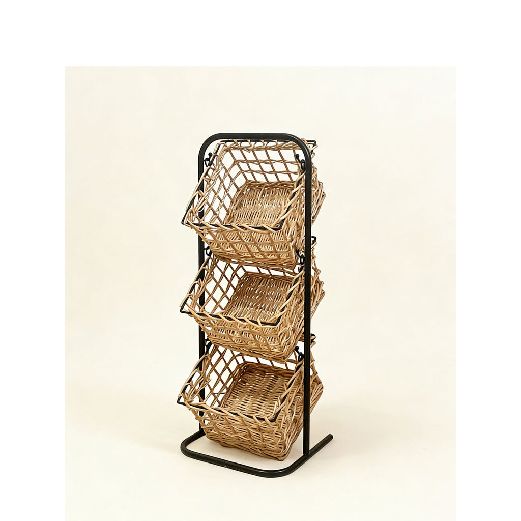 Modern storage basket with multiple shelves Siopsrl