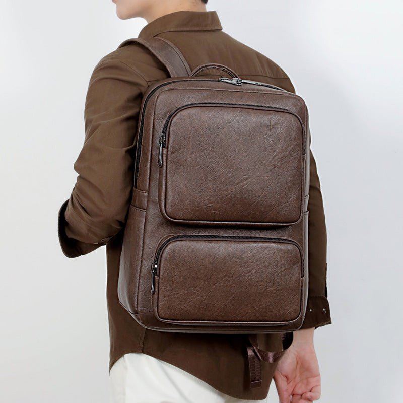 Siopsrl | Business Rucksack with High-Quality Artificial Leather and Ergonomic Shoulder Straps Siopsrl