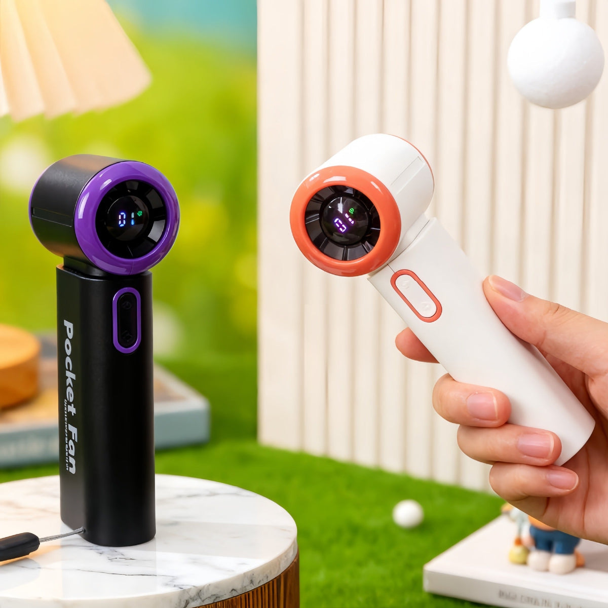 Siopsrl | Women Portable USB Fan with Digital Display Siopsrl