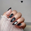 Siopsrl | Artistic Diamond-Pattern Press-On Nails Siopsrl
