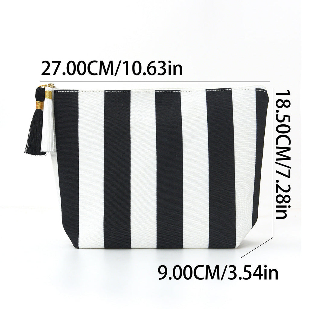 Siopsrl | Cosmetic bag with sophisticated stripe pattern Siopsrl