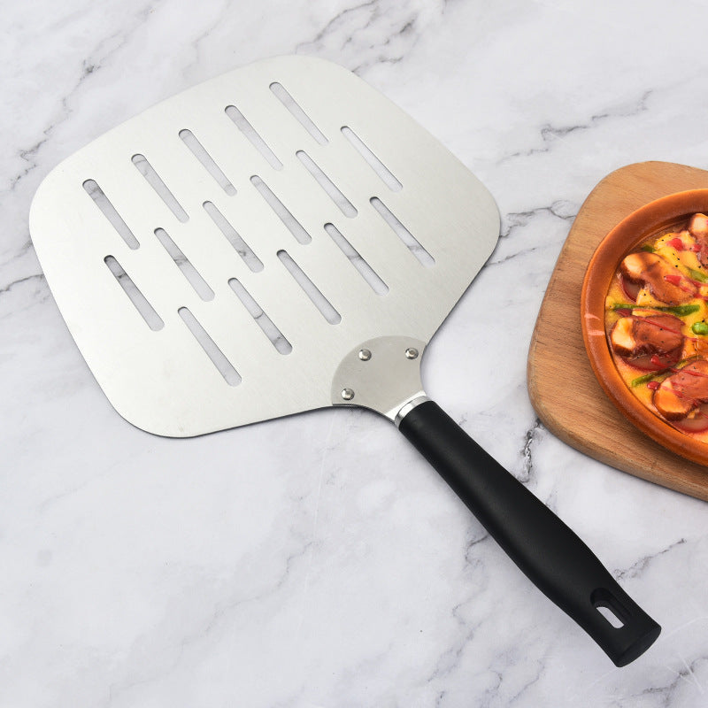 Siopsrl | extra-wide perforated pizza peel ergonomic heat-resistant handle Siopsrl
