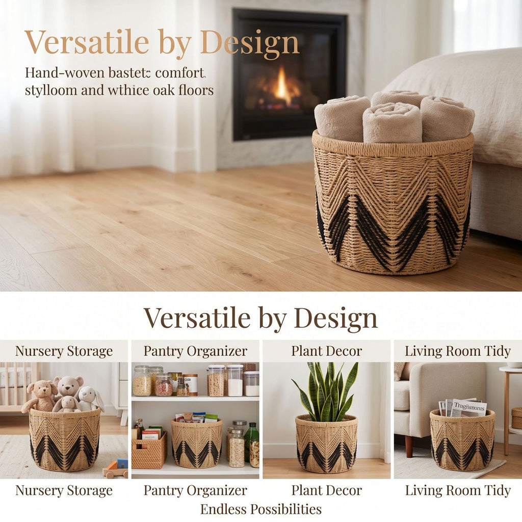Decorative Handwoven Storage Basket Siopsrl