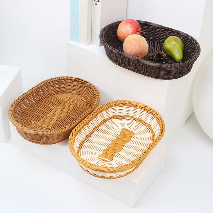 Oval Woven Fruit Storage Siopsrl