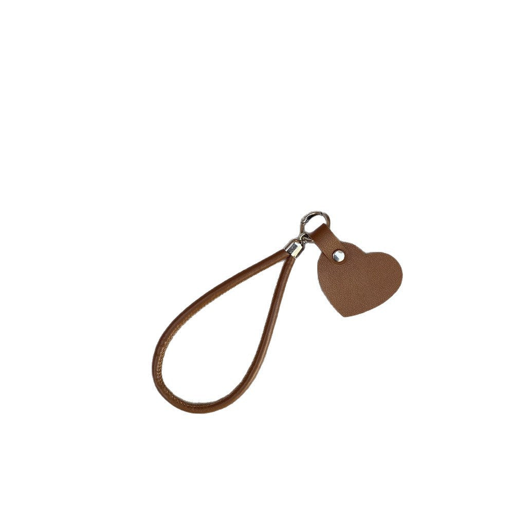 Siopsrl | Leather Heart Keychain Siopsrl