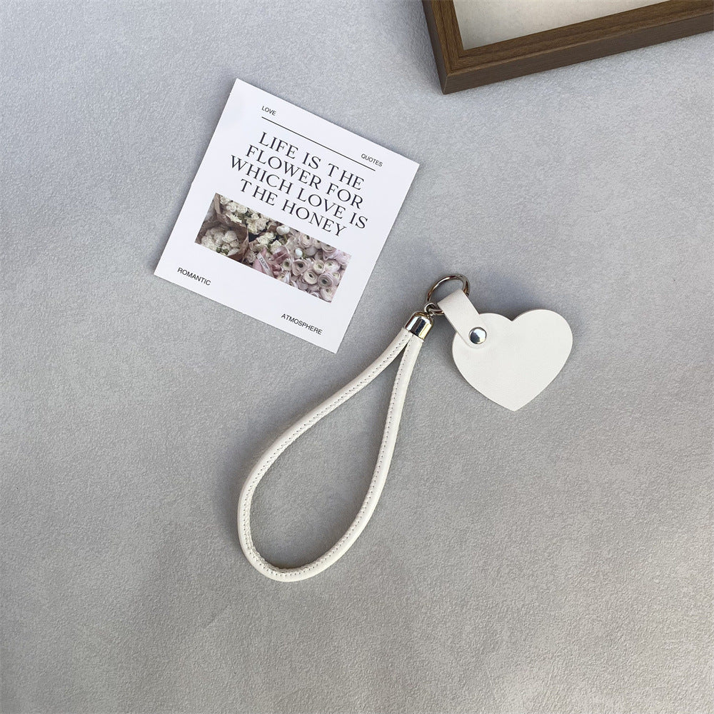 Siopsrl | Leather Heart Keychain Siopsrl