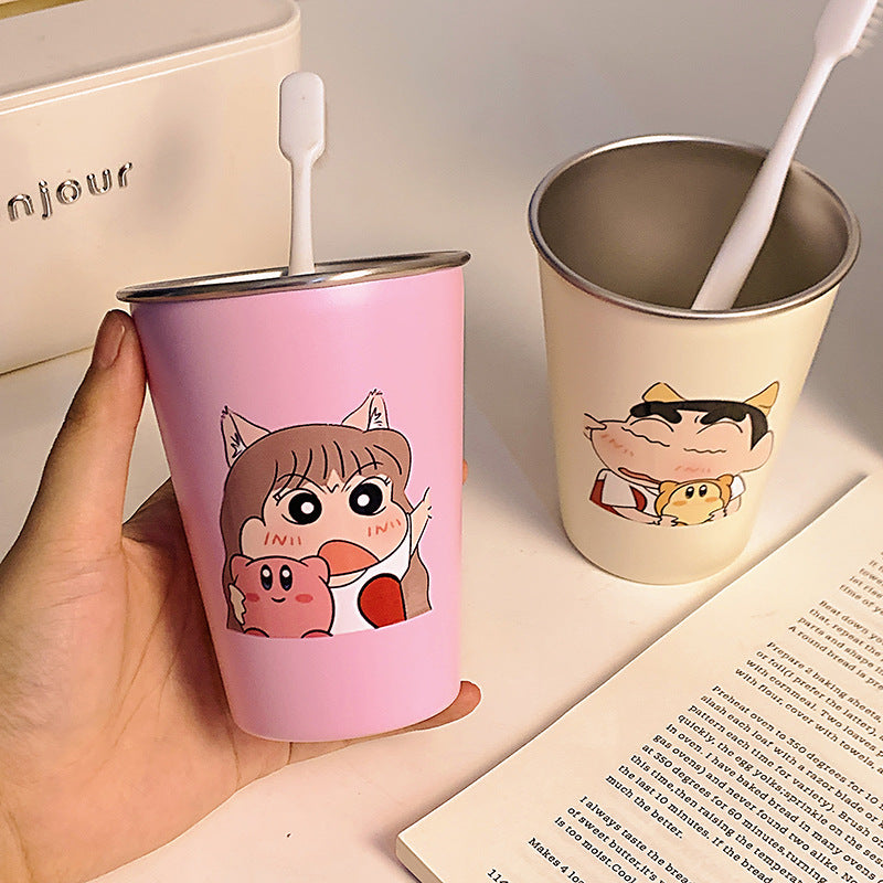 Siopsrl | Stainless Steel Toothbrush Holder with Cute Cartoon Design Siopsrl