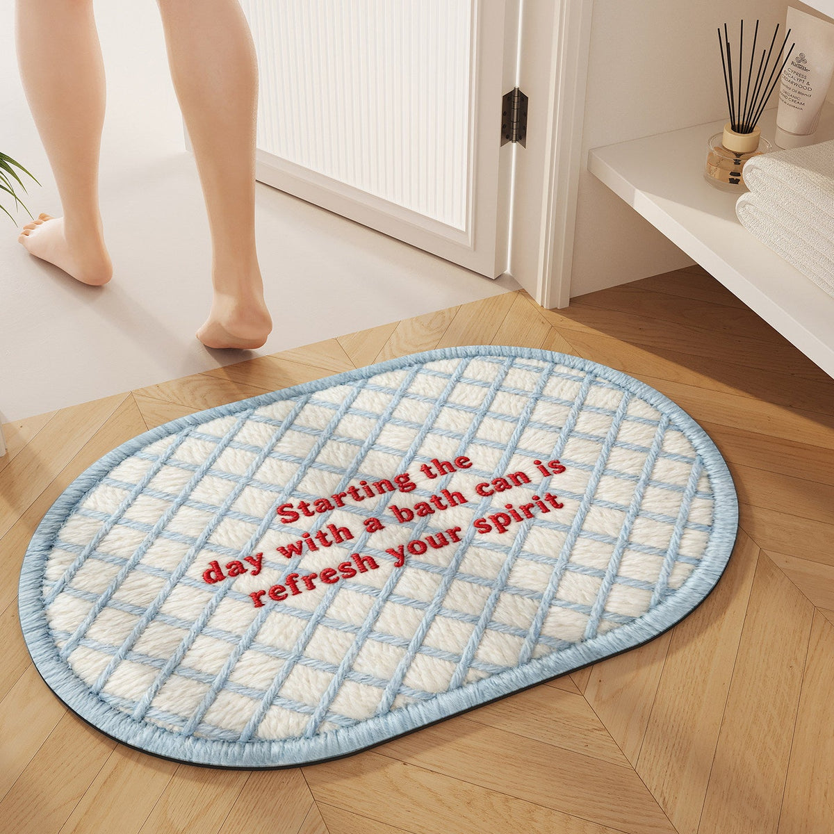 Siopsrl | Plush Bath Mat Siopsrl