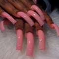 Siopsrl | Glossy Long Press-On Nail Extensions Siopsrl