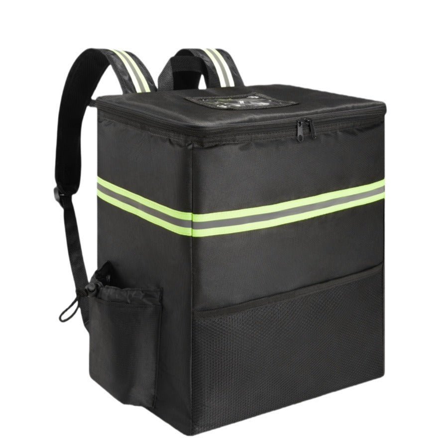 Siopsrl | Unisex nan insulated delivery backpack with thermal insulated box, reflective stripes and extra sturdy bottom Siopsrl