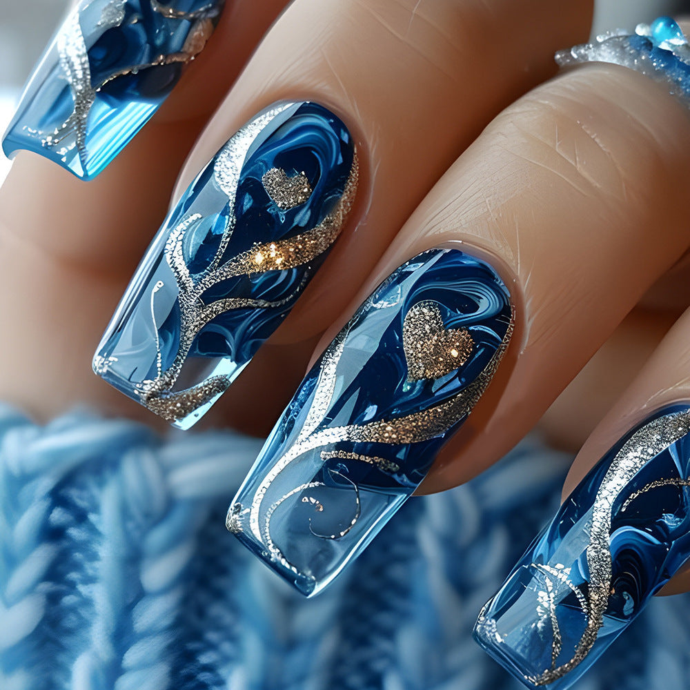 Siopsrl | Nail set with floral designs Siopsrl