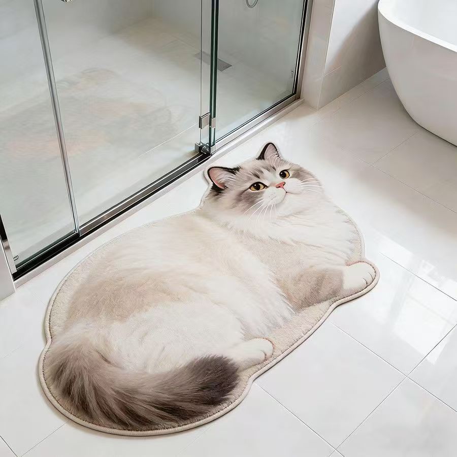 Siopsrl | Cat-Shaped Bath Mat Siopsrl