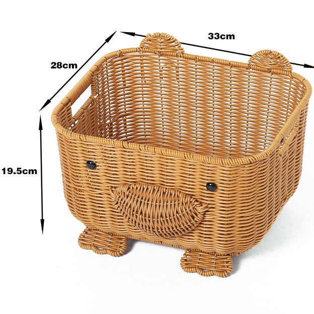 Decorative Animal-Themed Storage Basket Siopsrl