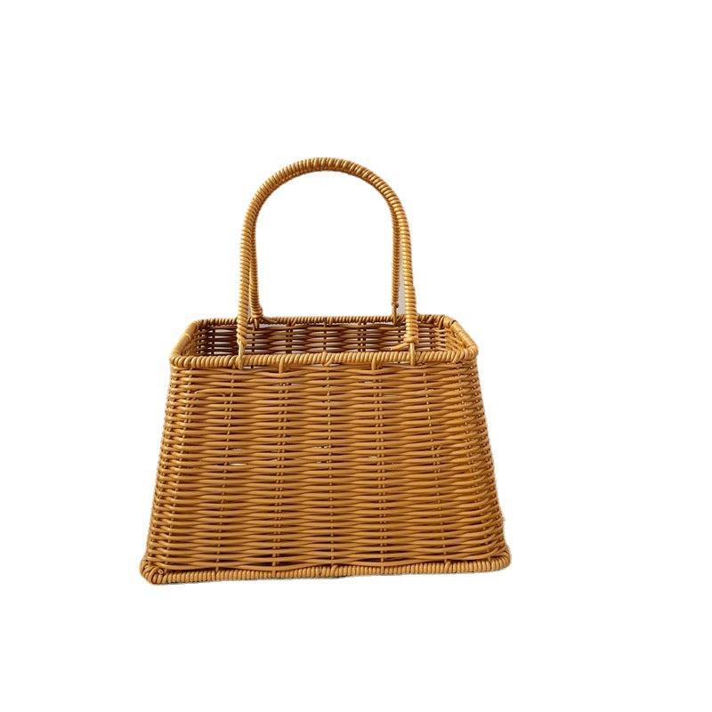 Women Diamond-shaped Handheld Basket Siopsrl
