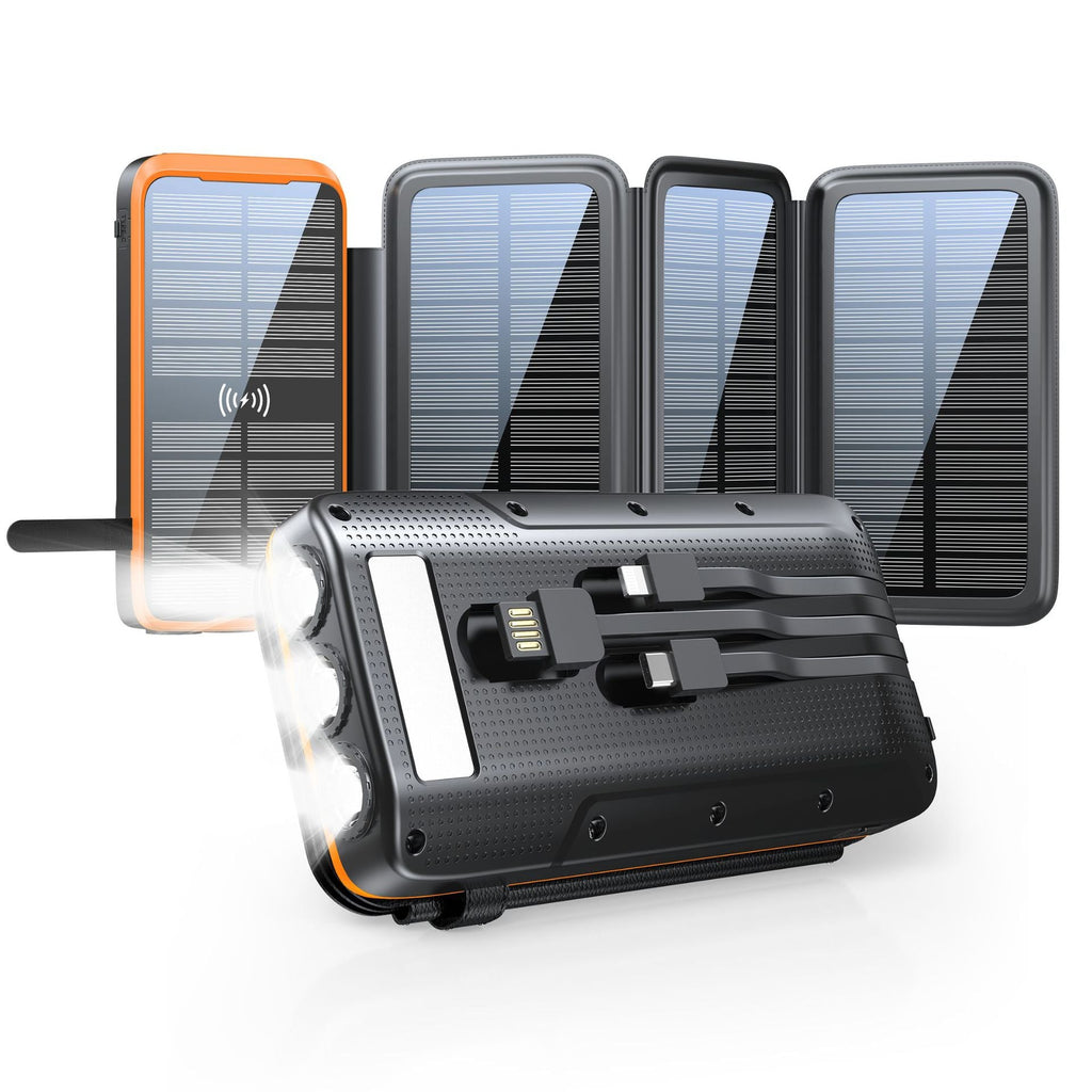 Siopsrl | Solar-powered power bank with LED lights Siopsrl