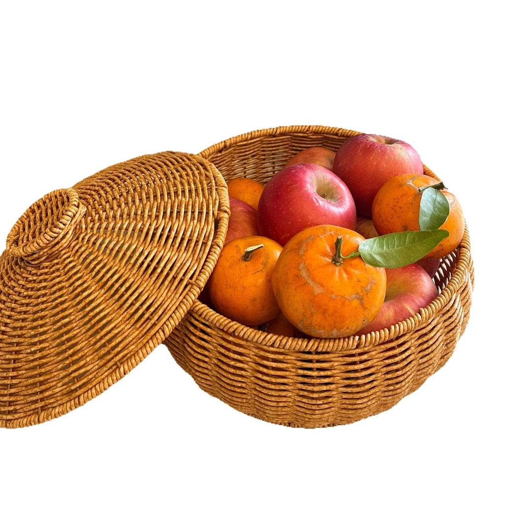 Women Handmade Basket with Lid Siopsrl