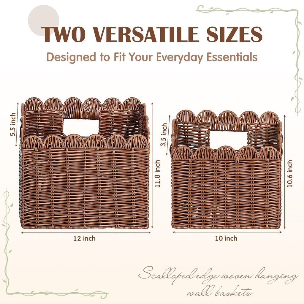 Handcrafted storage basket with curved edge Siopsrl