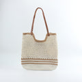 Siopsrl | Handcrafted designer beach bag with sturdy leather handles Siopsrl