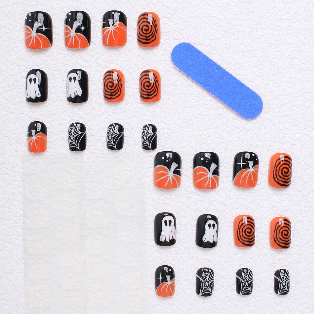Acrylic nail set with creative Halloween designs Siopsrl