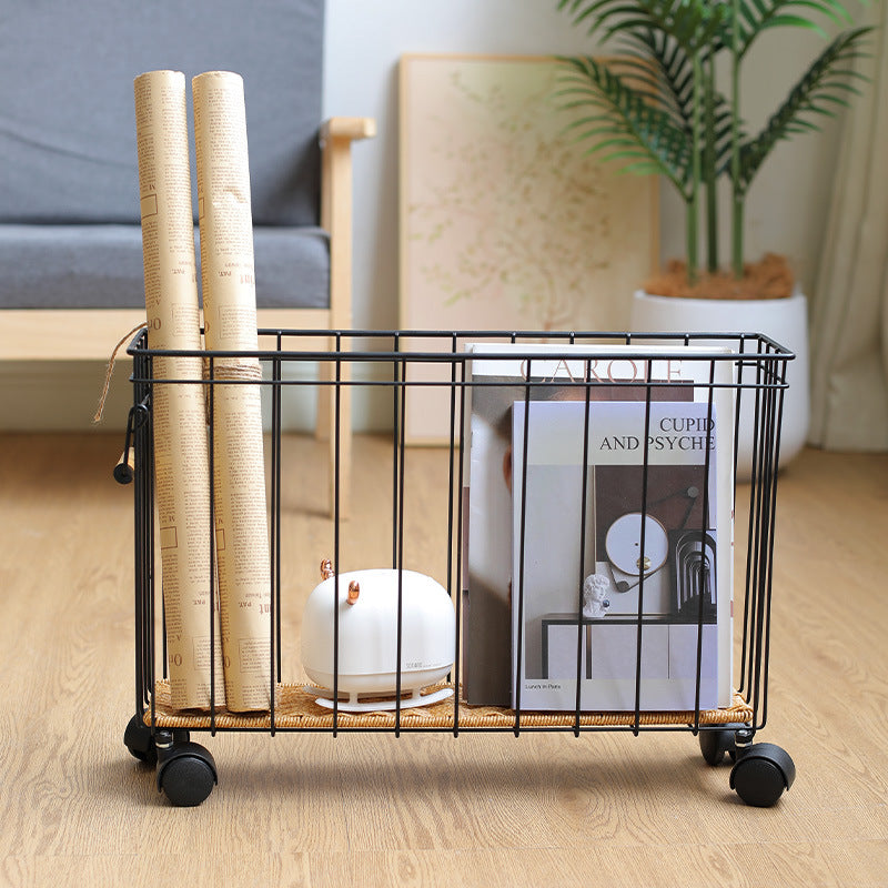 Unisex Modern Storage Basket with Wheels Siopsrl