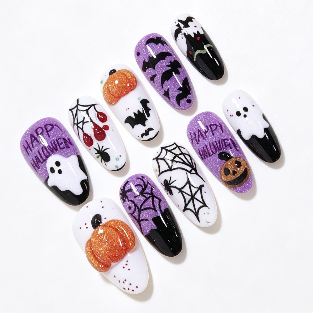 Halloween-Themed Creative Press-On Nails Siopsrl