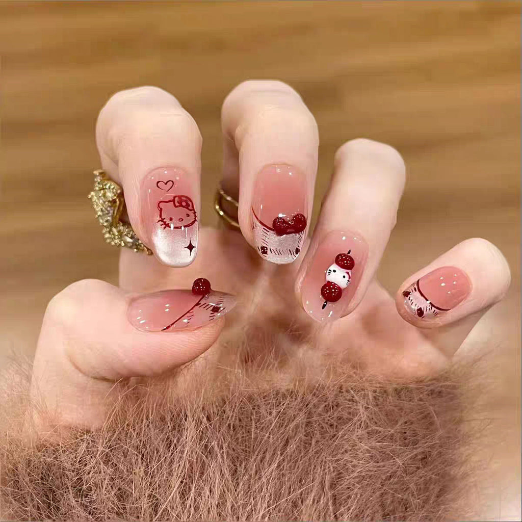 Siopsrl | Whimsical Character Press-On Nail Art Siopsrl