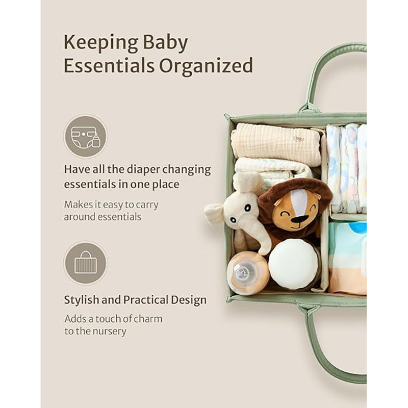 Versatile storage basket with compartments and charming animal motif Siopsrl
