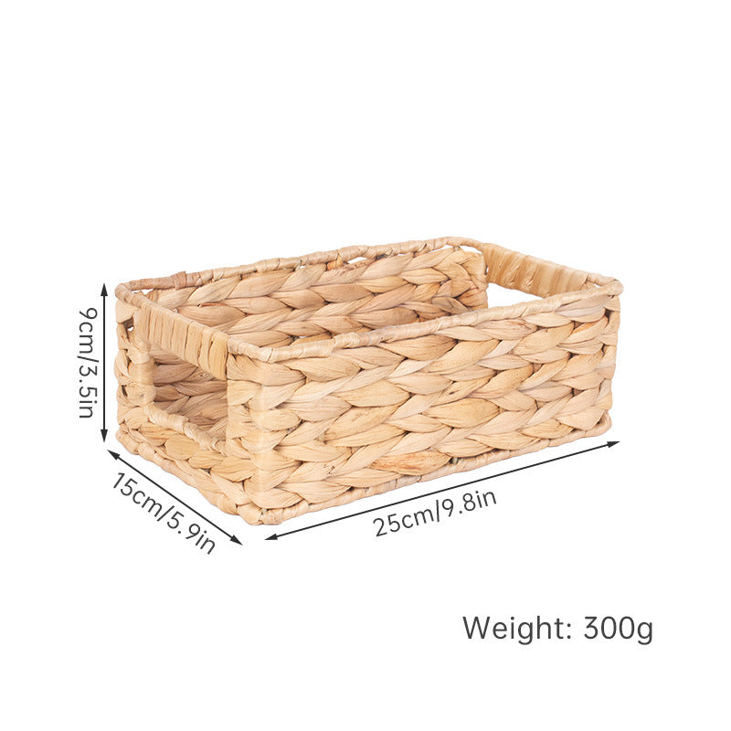 Versatile Rectangular Woven Storage Basket Siopsrl
