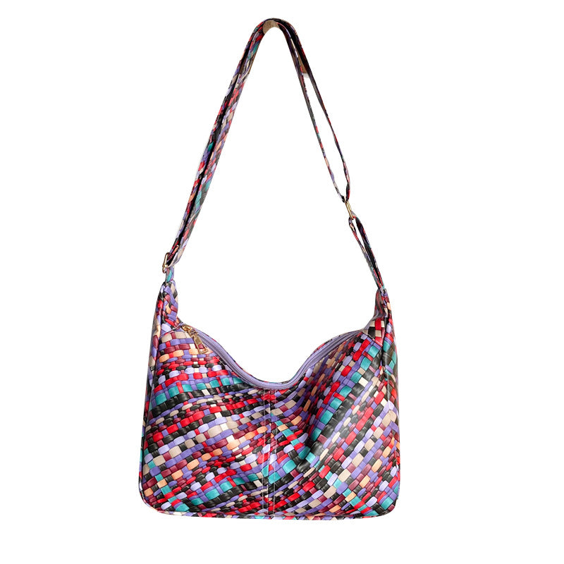 Siopsrl | WoColorful Woven Hobo Bag Siopsrl