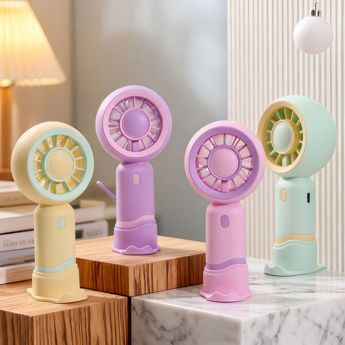 Siopsrl | Women's portable hand fan with cute cat design Siopsrl