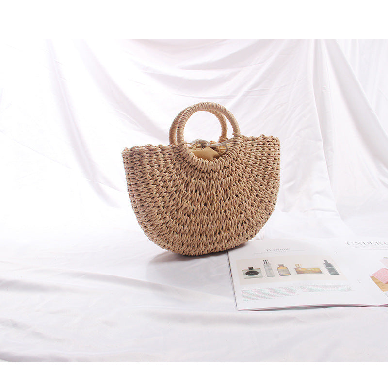 Siopsrl | Generous basket bag with charming round handle Siopsrl
