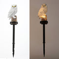 Solar-Powered Owl Garden Stake Light With Realistic Resin Perched Sculpture And Automatic Dusk-To-Dawn LED Siopsrl