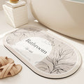Siopsrl | Elegant Floral Design Bathroom Mat Siopsrl