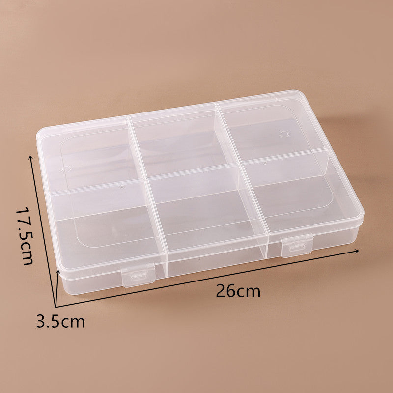 Multi-Compartment Transparent Organizer Box Siopsrl
