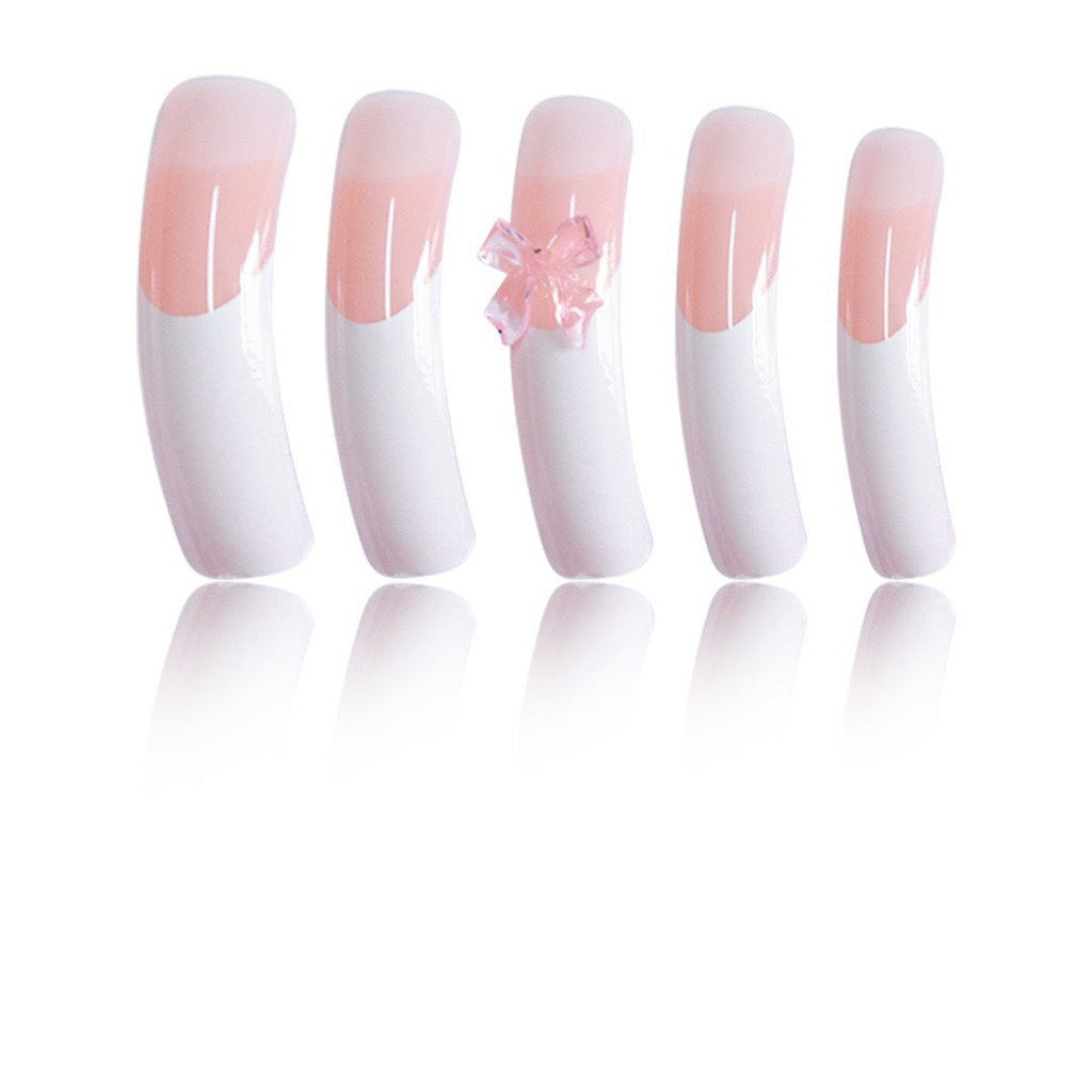 Siopsrl | Elegant Nail Art Enhancements with Decorative Bow Accents Siopsrl