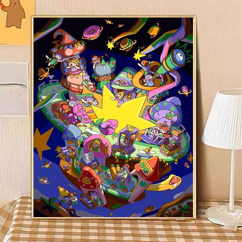Siopsrl | Cozy Home Illustration Canvas Art Siopsrl