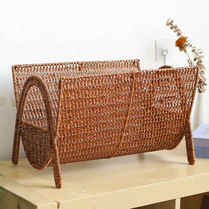 Siopsrl | Handwoven Rectangular Magazine Holder Siopsrl