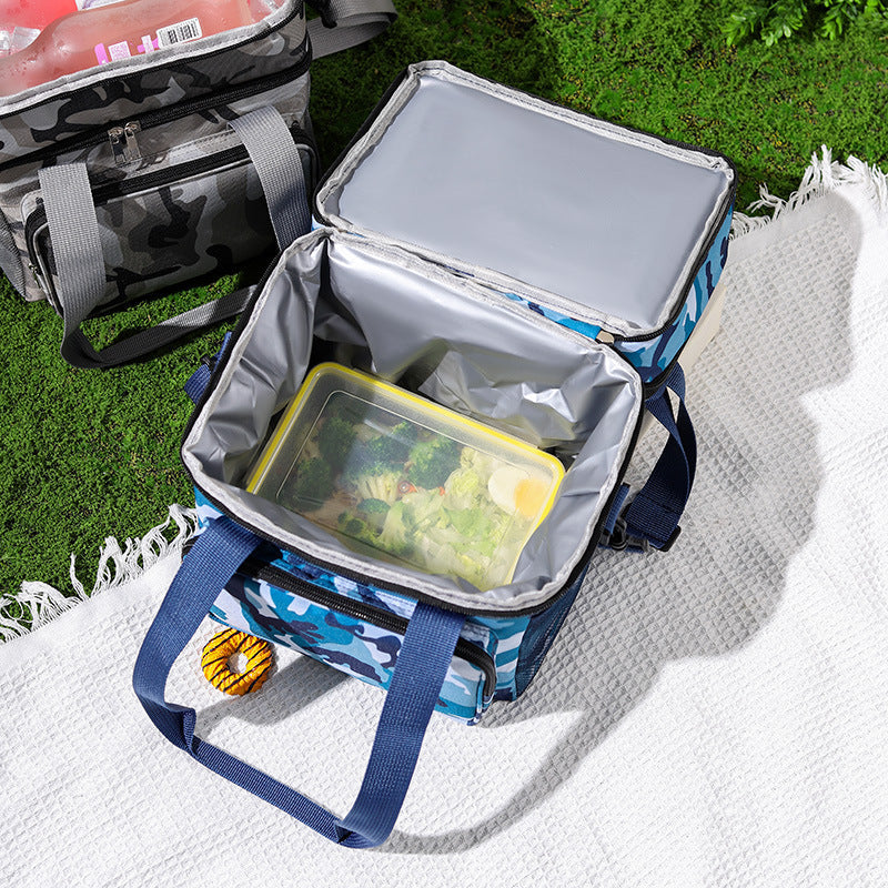 Siopsrl | Insulated Camo Lunch Cooler Bag Siopsrl