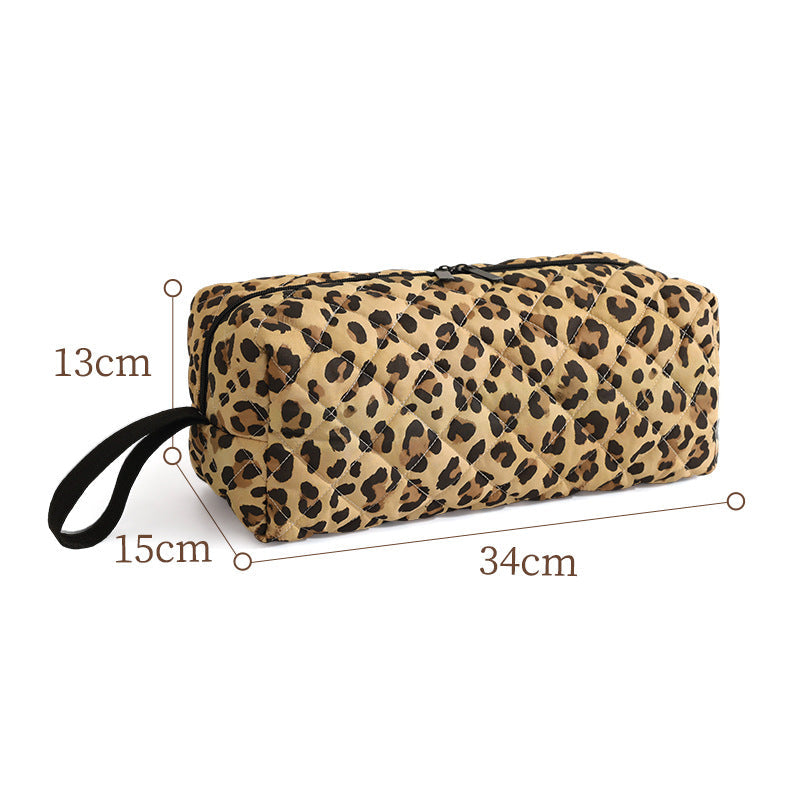 Siopsrl | Quilted Animal Print Makeup Bag Siopsrl
