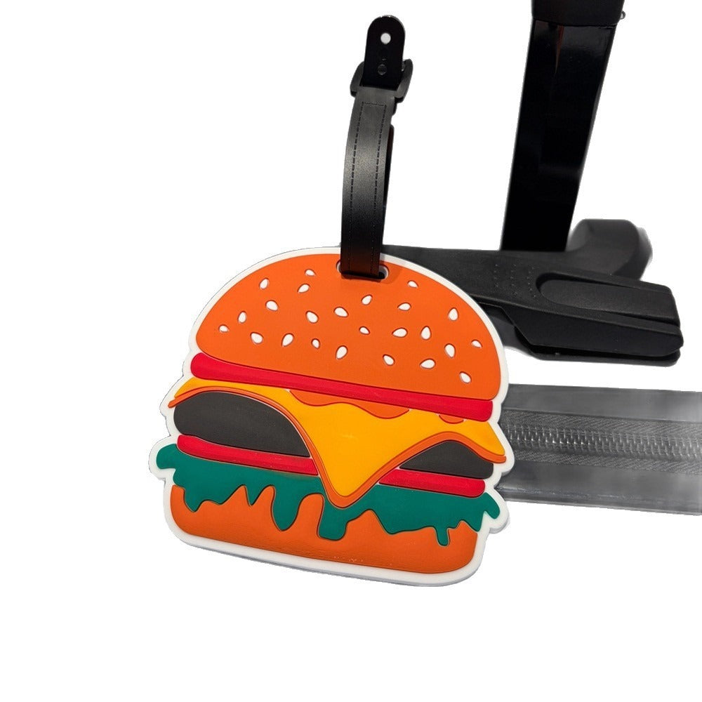 Siopsrl | Playful Burger-Shaped Luggage Tag Siopsrl