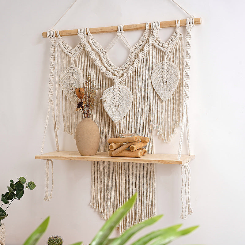Artistic Macrame Wall Hanging Shelf Siopsrl