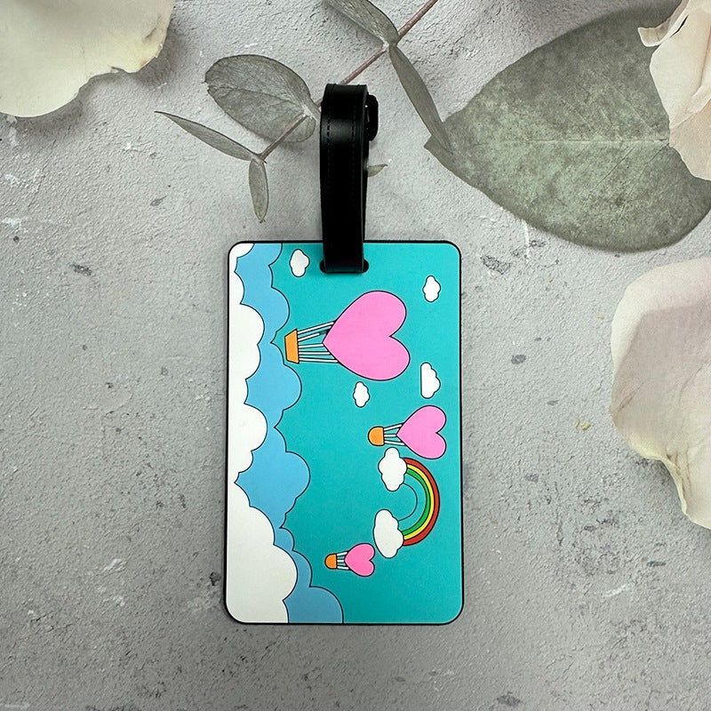 Siopsrl | Whimsical Heart Balloon Luggage Tag Siopsrl
