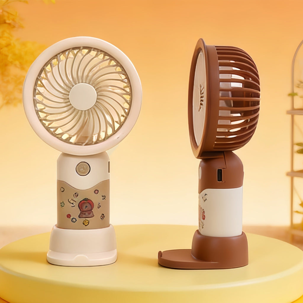 Siopsrl | Ladies portable hand fan with ergonomic design and cute motif Siopsrl